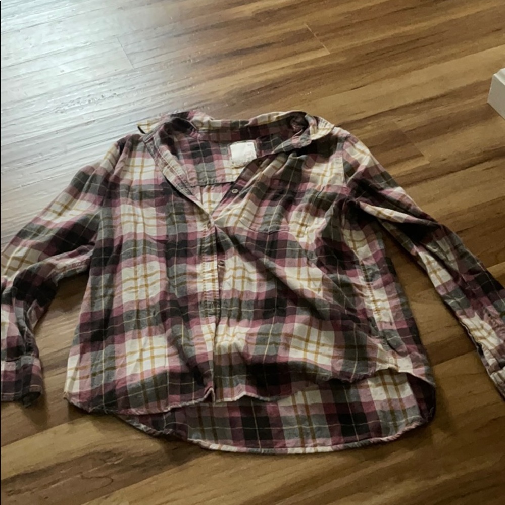 Plaid cozy shirt